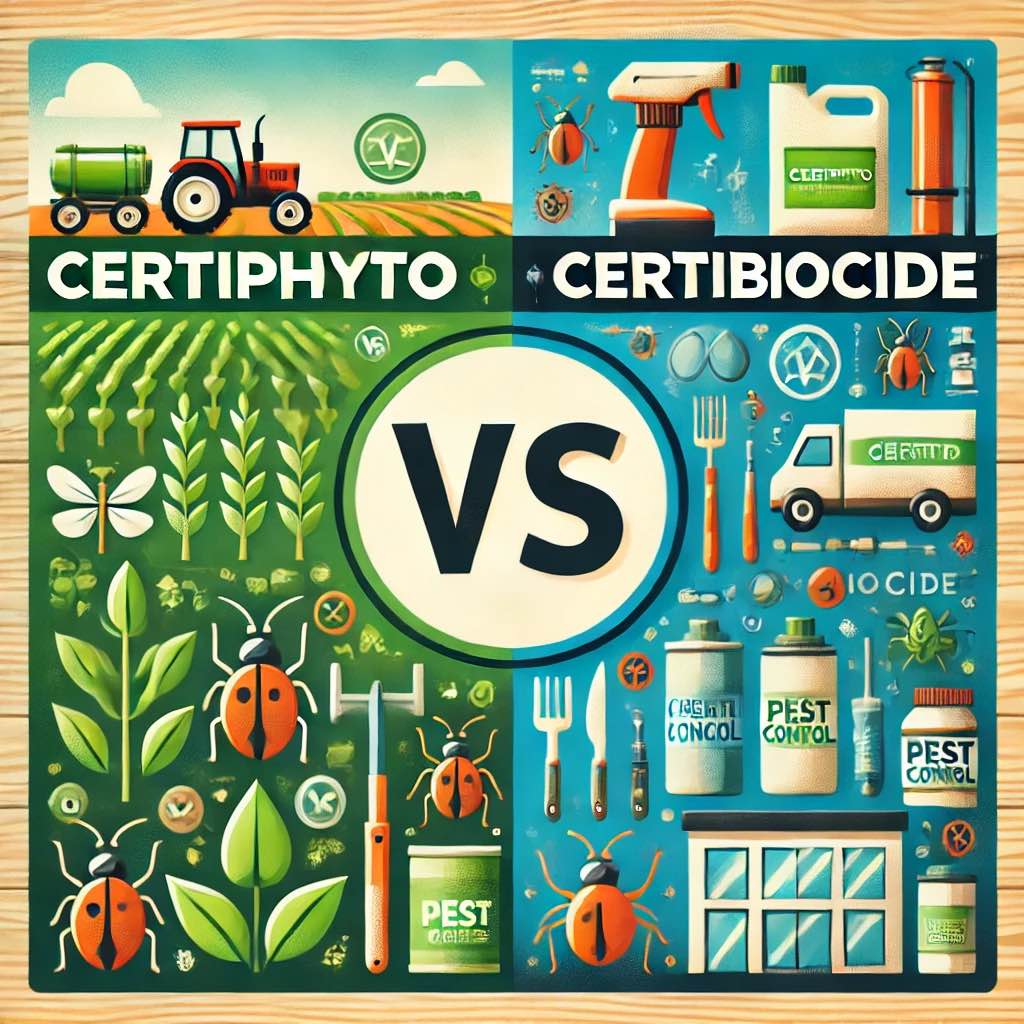 Certiphyto vs Certibiocide